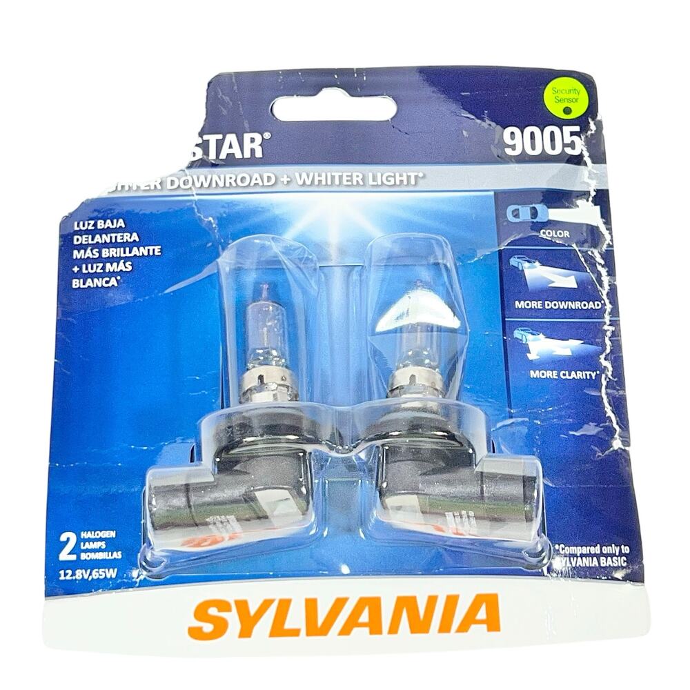 Sylvania 9005 Silverstar Halogen Headlight Bulb Twin Pack